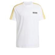 ADIDAS ORIGINALS Bluser & t-shirts 'Adibreak'  gul / sort / hvid