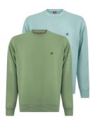 Williot Sweatshirt  pastelblå / grøn