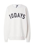 10Days Sweatshirt 'THE STATEMENT'  creme / sort