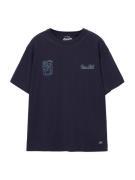 Pull&Bear Bluser & t-shirts 'PATH TO SELF DISCOVERY'  blå / navy / hvi...