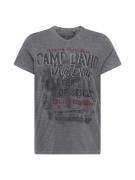 CAMP DAVID Bluser & t-shirts  grå / burgunder / sort / hvid