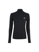 DANISH ENDURANCE Funktionsbluse 'Half Zip'  sort / hvid