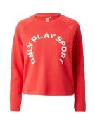 ONLY PLAY Sportsweatshirt 'Nedja'  rød / hvid