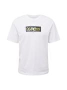 JACK & JONES Bluser & t-shirts 'Summer'  citron / sort / hvid