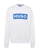 HUGO Sweatshirt 'Niero'  royalblå / hvid