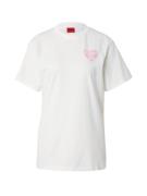 HUGO Shirts  pink / hvid