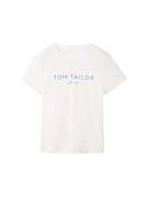 TOM TAILOR Shirts  blå / hvid