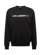 Karl Lagerfeld Sweatshirt  mørkegrå / sort / offwhite