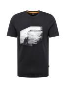 BOSS Bluser & t-shirts 'Teglow'  antracit / lysegrå / sort / hvid