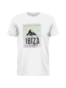 WESTMARK LONDON Bluser & t-shirts 'VACA IBIZA'  blandingsfarvet / hvid