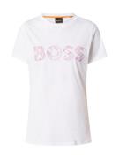 BOSS Shirts 'Elogo'  brun / lilla / pink / hvid