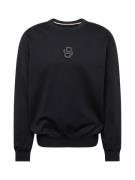 BOSS Sweatshirt 'Soleri 10'  grå / sort
