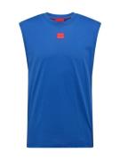 HUGO Bluser & t-shirts 'Dankto 241'  blå / rød