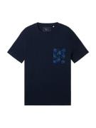 TOM TAILOR DENIM Bluser & t-shirts  blå / marin