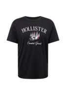 HOLLISTER Bluser & t-shirts 'COASTAL'  lyseblå / lysegrå / sort / hvid