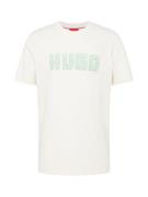 HUGO Bluser & t-shirts 'Daqerio'  mint / mørkegrøn / naturhvid