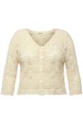 Ulla Popken Cardigan  creme