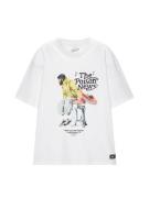 Pull&Bear Bluser & t-shirts 'MC NATURAL MUSIC'  safran / grå / sort / ...