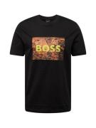 BOSS Bluser & t-shirts 'Te_Building'  gul / orange / sort