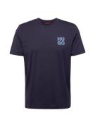 HUGO Bluser & t-shirts 'Dimoniti'  azur / lyseblå / mørkeblå