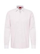 HUGO Skjorte 'Verdon'  lyserød / hvid