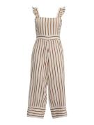 Vila Petite Jumpsuit 'VIBRINJA'  creme / brun