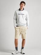 Pepe Jeans Sweatshirt 'REGIS'  lysegrå / sort