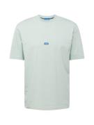HUGO Bluser & t-shirts 'Nieros'  blå / pastelgrøn / hvid