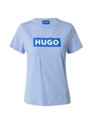 HUGO Shirts 'Classic'  blå / dueblå / hvid