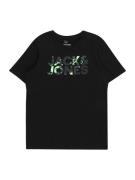 Jack & Jones Junior Shirts 'COMMERCIAL'  grafit / lysegrøn / sort