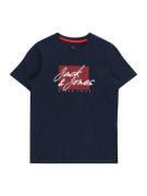 Jack & Jones Junior Shirts 'ZURI'  navy / rød / hvid