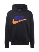 Nike Sportswear Sweatshirt 'CLUB'  ensian / orange / sort
