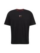 Nike Sportswear Bluser & t-shirts 'AIR'  rød / sort / hvid