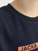 Jack & Jones Junior Sweatshirt  natblå / orange