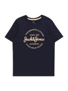 Jack & Jones Junior Shirts 'FOREST'  navy / abrikos