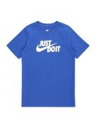 Nike Sportswear Shirts 'JDI SWOOSH 2'  royalblå / hvid
