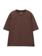 Pull&Bear Bluser & t-shirts  choko / grå / sort
