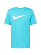 Nike Sportswear Bluser & t-shirts 'Swoosh'  aqua / hvid