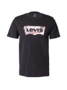 LEVI'S ® Bluser & t-shirts  lyserød / sort / hvid