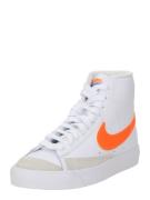 Nike Sportswear Sneakers 'Blazer 77'  greige / neonorange / hvid