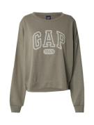 GAP Sweatshirt  mudderfarvet / hvid