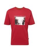 BOSS Bluser & t-shirts 'TeScorpion'  rød / sort / hvid