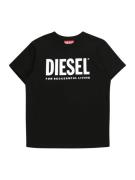 DIESEL Shirts 'LTGIM'  sort / hvid