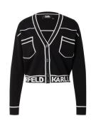 Karl Lagerfeld Cardigan  sort / hvid