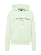 TOMMY HILFIGER Sweatshirt  mørkeblå / pastelgrøn / rød / hvid