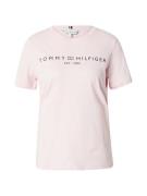 TOMMY HILFIGER Shirts  lyserød / sort