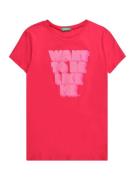 UNITED COLORS OF BENETTON Bluser & t-shirts  pink / pitaya