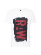 G-Star RAW Bluser & t-shirts  rød / sort / hvid