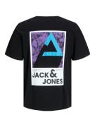 JACK & JONES Bluser & t-shirts 'OJJ'  blå / lilla / sort / hvid