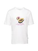 JACK & JONES Bluser & t-shirts 'Tampa'  gul / orange / pink / hvid